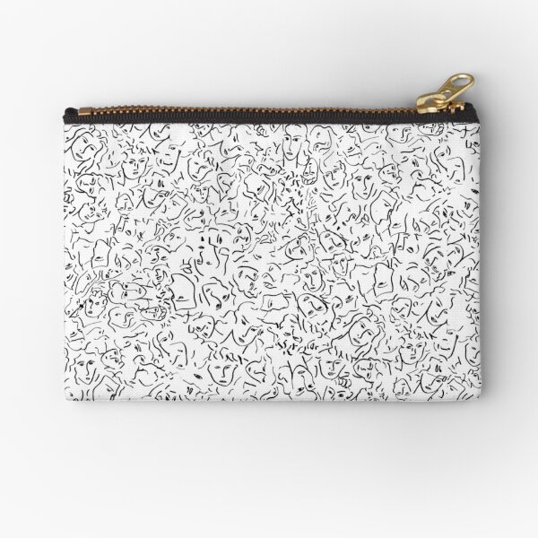 Face Zipper Pouches Redbubble - roblox chest shading roblox robux wallpaper