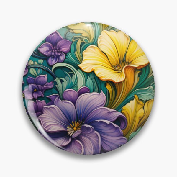 Item preview, Spring Flower Painting Print Background designed and sold by PaperieJennifer.