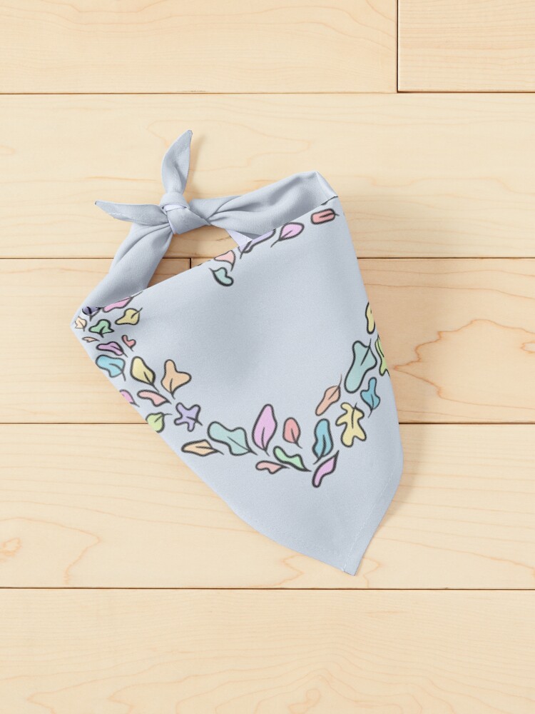 Thumbnail 2 of 6, Pet Bandana, heart of leaves designed and sold by sagegreenmoon.