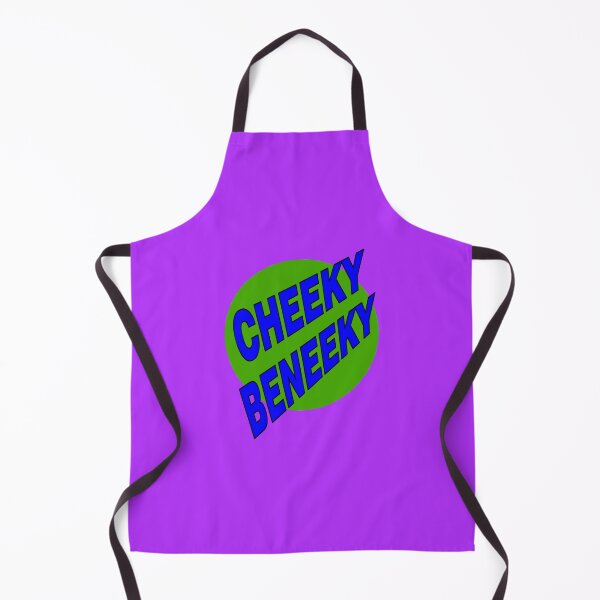 Item preview, Cheeky Beneeky, Blue Bold Font on Green Circle designed and sold by AASparksDesigns.