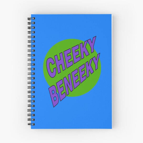 Item preview, Cheeky Beneeky, Purple Bold Font on Green Circle designed and sold by AASparksDesigns.