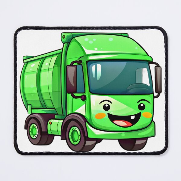 Item preview, Cute Green Trash Truck  designed and sold by Daytalk.