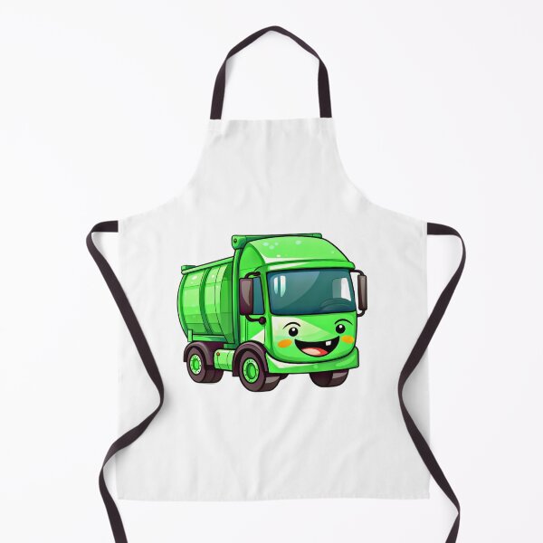 Item preview, Cute Green Trash Truck designed and sold by Daytalk.