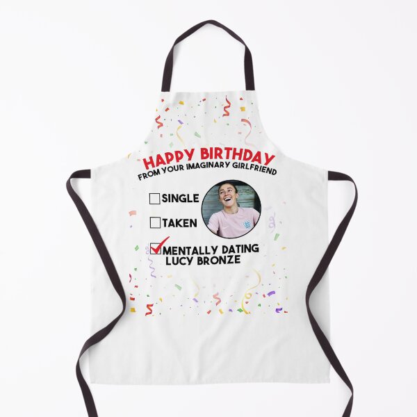 Item preview, Mentally Dating Lucy Bronze Birthday Card designed and sold by POPCulturejb.
