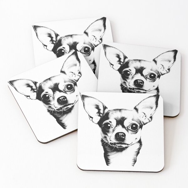Item preview, Chihuahua T-shirt Art Sticker designed and sold by allthis.