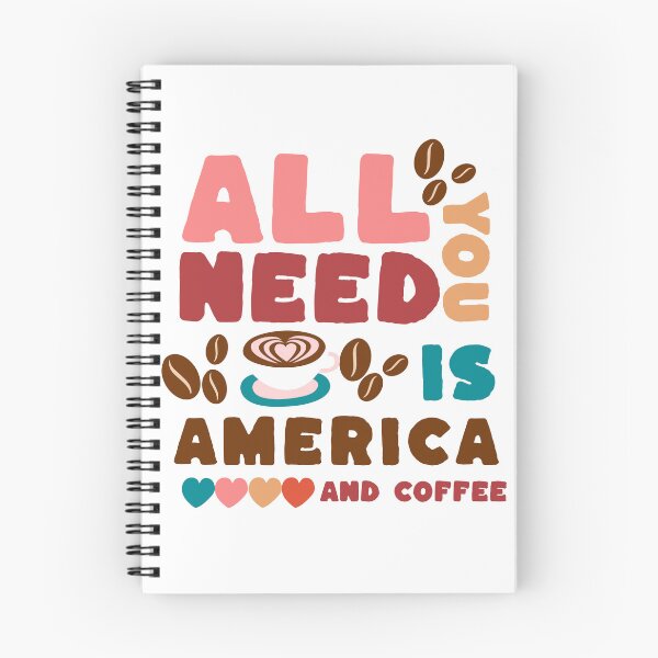 Item preview, All You Need Is American And Coffee designed and sold by TheUSAFantasy.