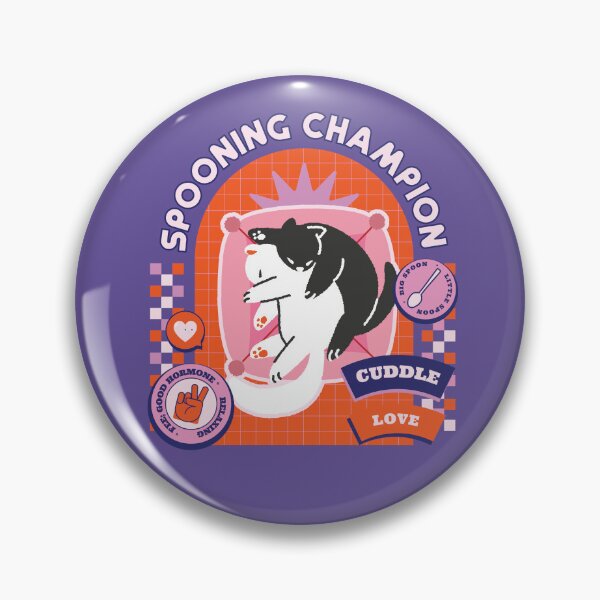 Item preview, Spooning Champion Cats designed and sold by chillaxcats.