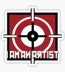 Pegatina Glaz - "Soy un artista"