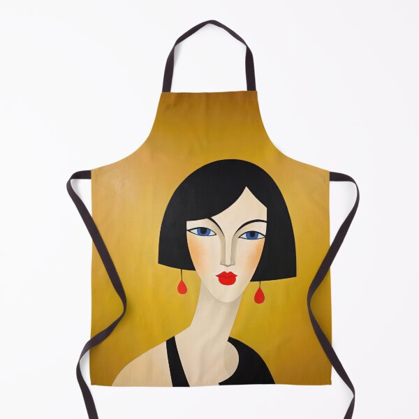 Item preview, A Woman w Red Lips and Earrings designed and sold by YoPedro.