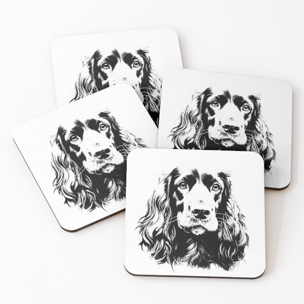 Item preview, Cocker Spaniel T-shirt Art Sticker designed and sold by allthis.