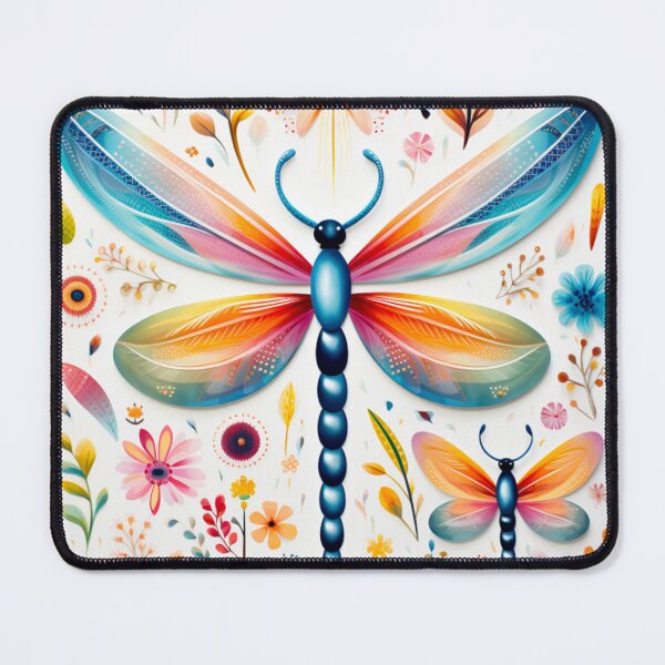 Item preview, Whimsical Dragonfly Print Background designed and sold by PaperieJennifer.
