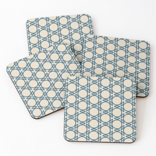 Item preview, Simple Blue Beige Geo designed and sold by Sheila Wenzel Ganny.