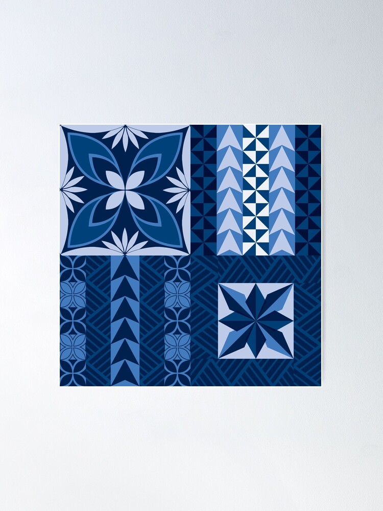 Fonulei Pattern - Tongan Ngatu Art Board Print for Sale by lolomastudio