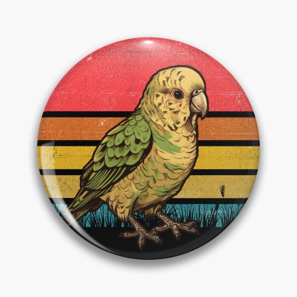 Item preview, Parakeet Bird Vintage Retro Sunset designed and sold by rafaeltto.