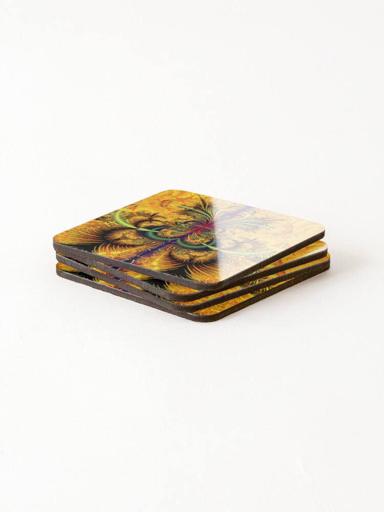 Thumbnail 4 of 5, Coasters (Set of 4), MEDITATION designed and sold by sunrender.