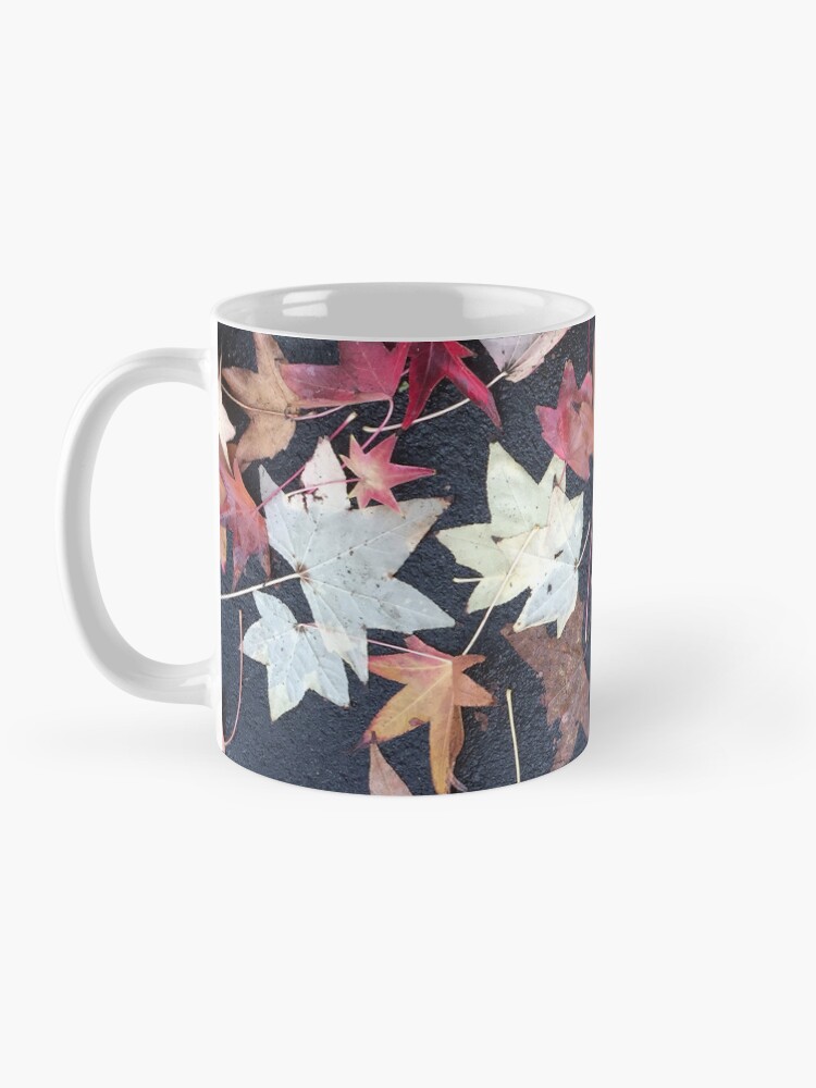 Thumbnail 3 of 6, Coffee Mug, Autumn Leaves - Liquidambar styraciflua designed and sold by douglasewelch.