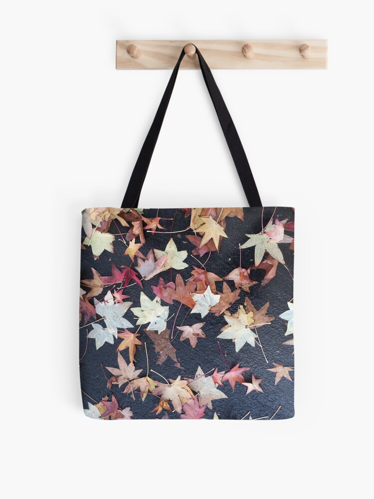 Thumbnail 1 of 2, Tote Bag, Autumn Leaves - Liquidambar styraciflua designed and sold by douglasewelch.