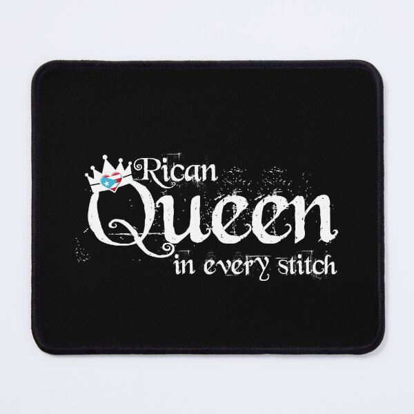 Item preview, Rican Queen in every stitch- Puerto Rico Flag design designed and sold by obedtheartist.