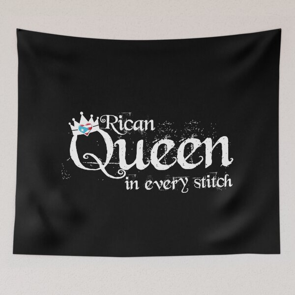 Item preview, Rican Queen in every stitch- Puerto Rico Flag design designed and sold by obedtheartist.