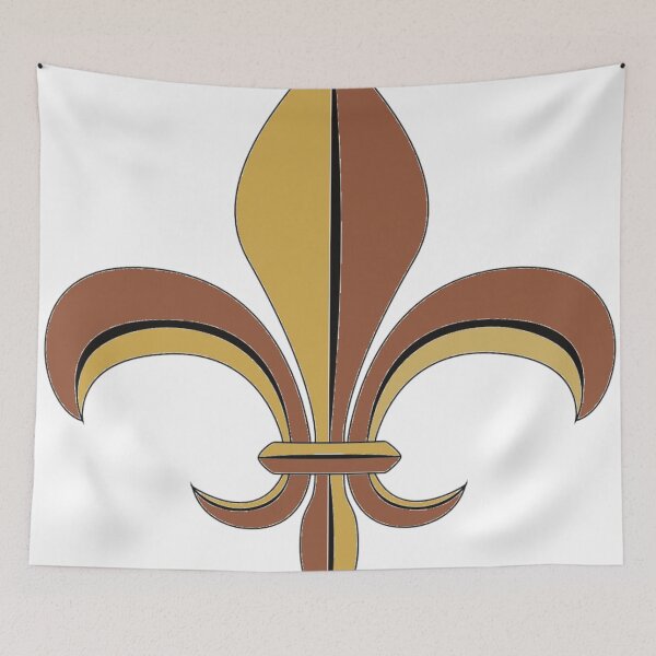 Item preview, Flor de lis graphic design art print designed and sold by dcrc.