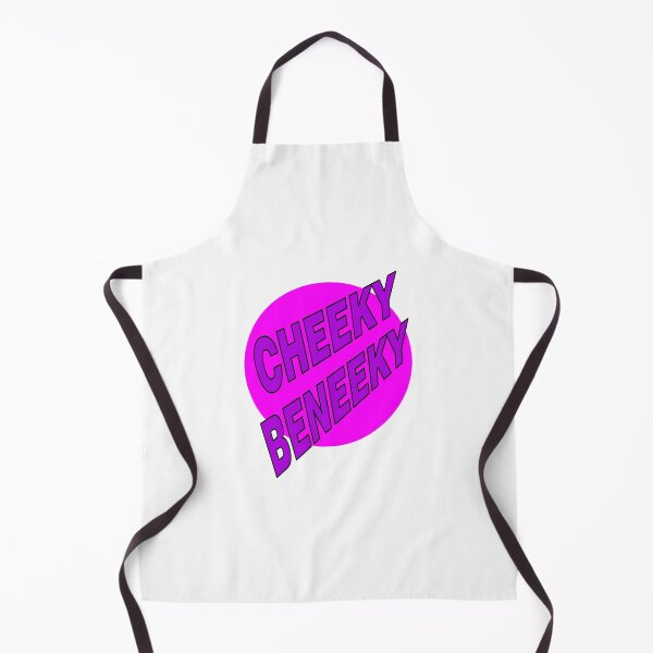 Item preview, Cheeky Beneeky, Purple Bold Font on Pink Circle designed and sold by AASparksDesigns.