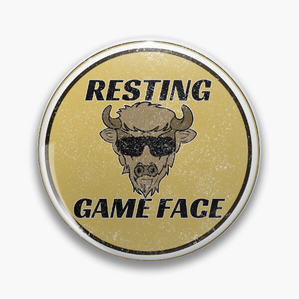 Item preview, Resting Game Face Buffalo designed and sold by mnkygirl13.