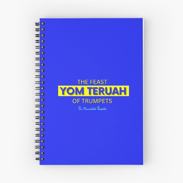 Item preview, Yom Teruah - Blue Writing with Yellow writing designed and sold by TheReporter1.