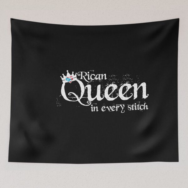 Item preview, Rican Queen in every stitch- Puerto Rico Flag Gift designed and sold by obedtheartist.
