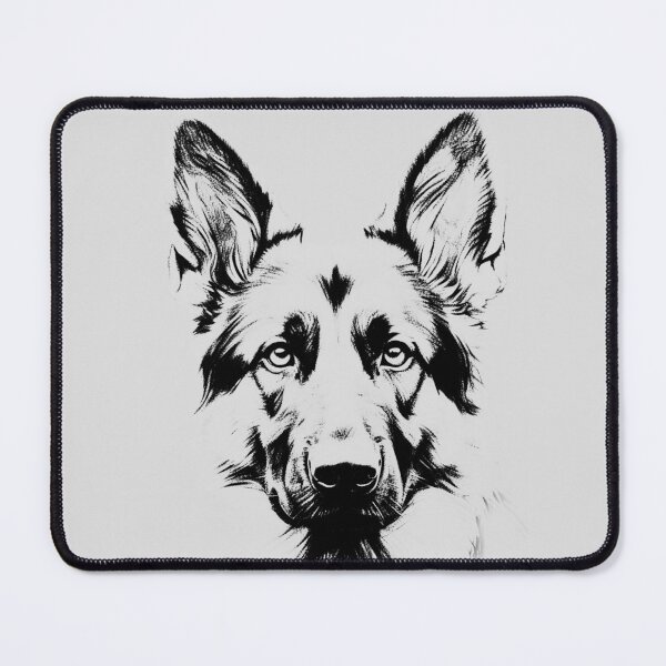 Item preview, German Shephard T-shirt Art Sticker designed and sold by allthis.