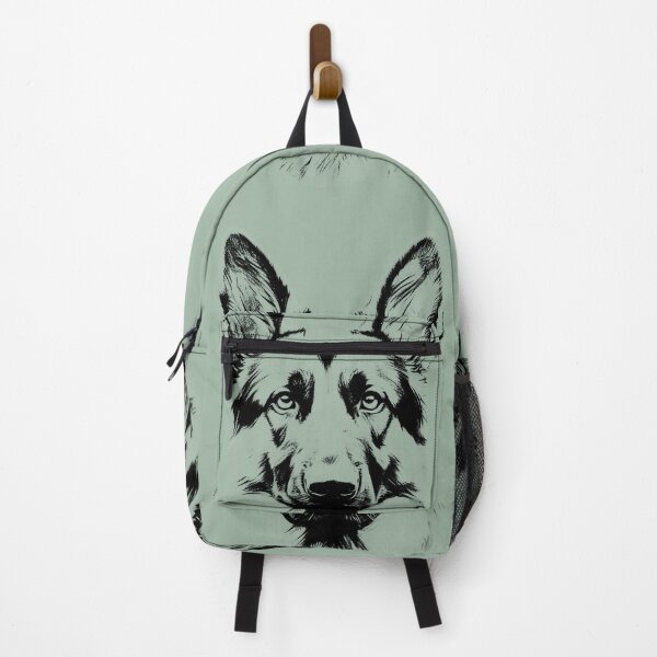 Item preview, German Shephard T-shirt Art Sticker designed and sold by allthis.