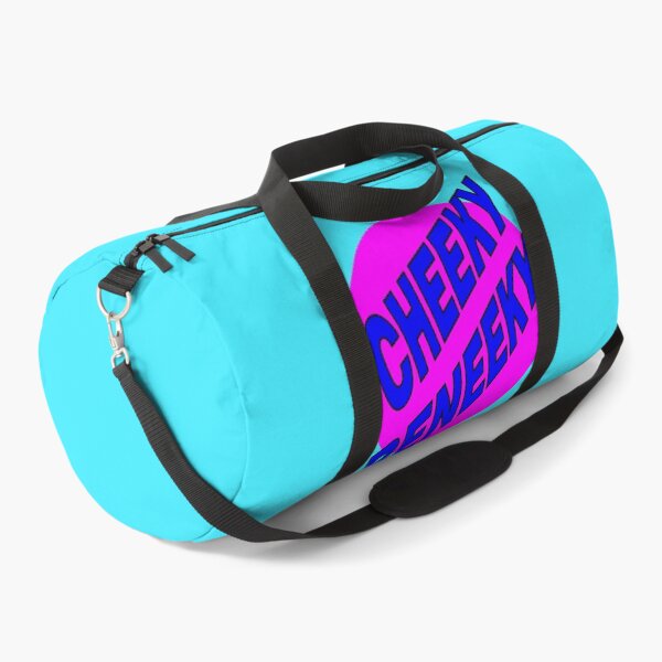 Item preview, Cheeky Beneeky, Blue Bold Font on Pink Circle designed and sold by AASparksDesigns.
