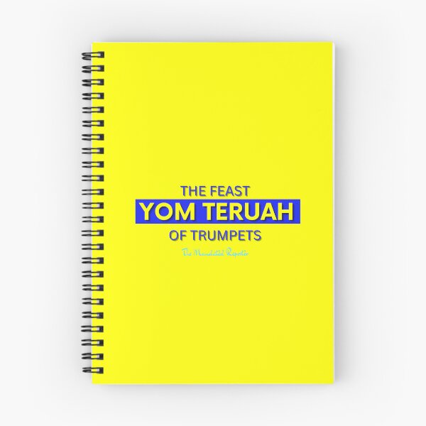 Item preview, Yom Teruah - Yellow Writing with Blue writing designed and sold by TheReporter1.