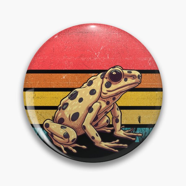 Item preview, Poison Dart Frog Vintage Retro Sunset designed and sold by rafaeltto.
