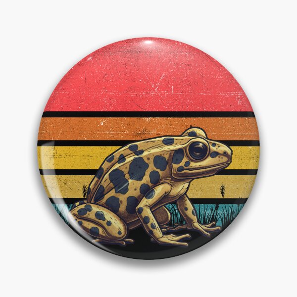 Item preview, Poison Dart Frog Vintage Retro Sunset designed and sold by rafaeltto.