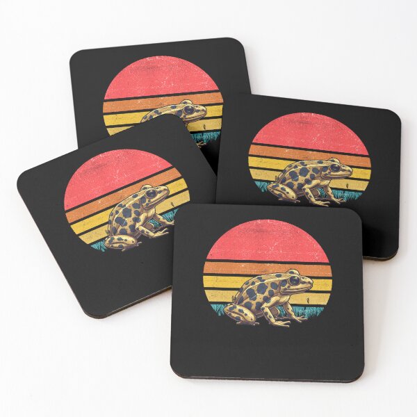 Item preview, Poison Dart Frog Vintage Retro Sunset designed and sold by rafaeltto.