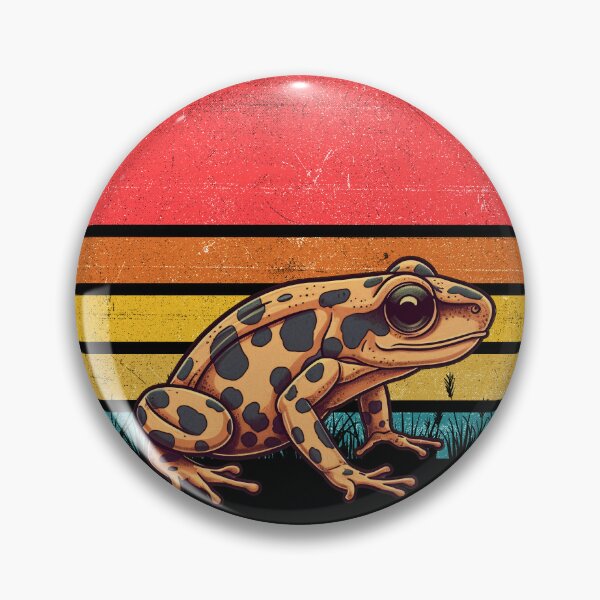 Item preview, Poison Dart Frog Vintage Retro Sunset designed and sold by rafaeltto.