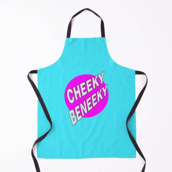 Item preview, Cheeky Beneeky, White Bold Font on Pink Circle designed and sold by AASparksDesigns.
