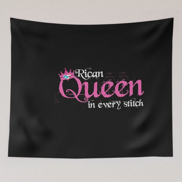 Item preview, Rican Queen in every stitch- Puerto Rico Flag Gift designed and sold by obedtheartist.