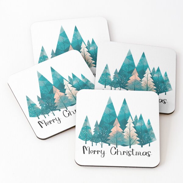 Item preview, Merry Christmas simple Christmas trees illustration  designed and sold by Inktown.