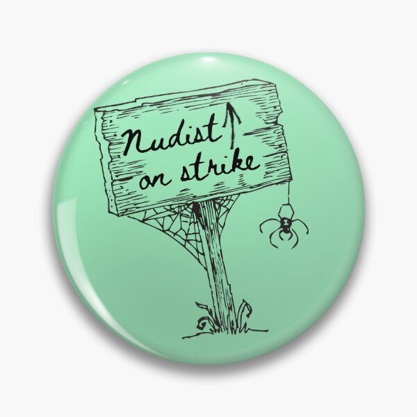 Item preview, Nudist on Strike-Halloween Costume designed and sold by sharkbaitshirts.