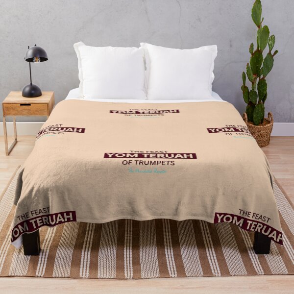 Item preview, Yom Teruah - Tan with Burgundy writing designed and sold by TheReporter1.