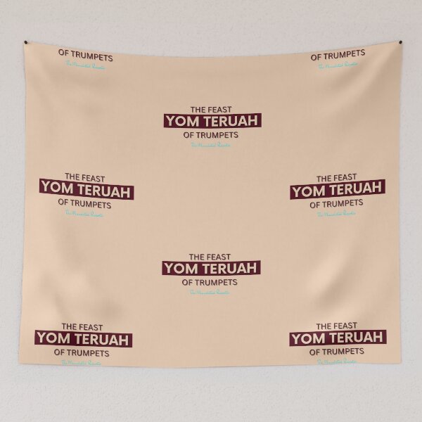 Item preview, Yom Teruah - Tan with Burgundy writing designed and sold by TheReporter1.