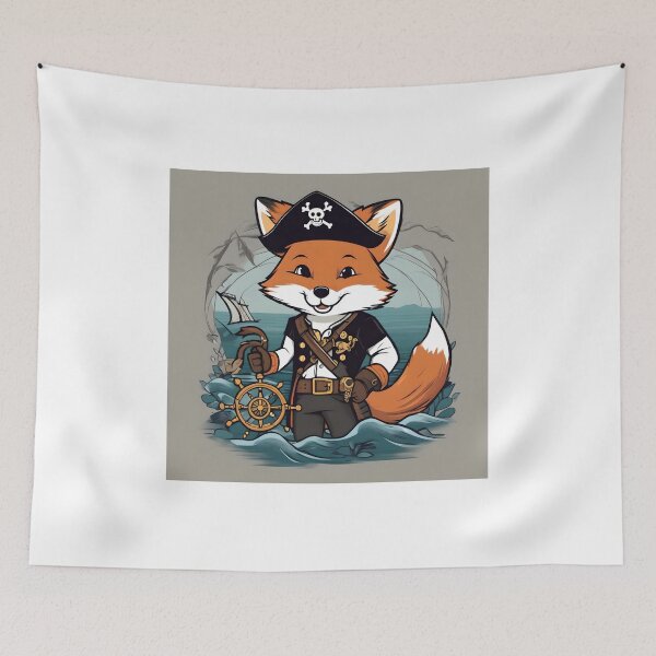 Item preview, Pirate Fox designed and sold by AbsoluteA.