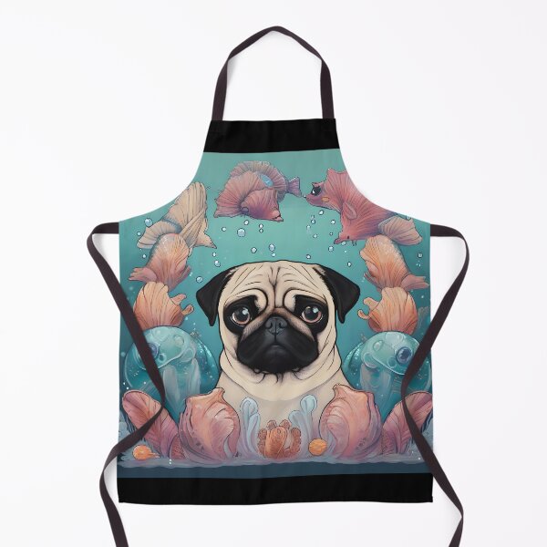 Item preview, Mermaid Pug designed and sold by AbsoluteA.