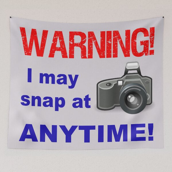 Item preview, Warning! I may snap at Anytime! designed and sold by Frankie Cat Photography.