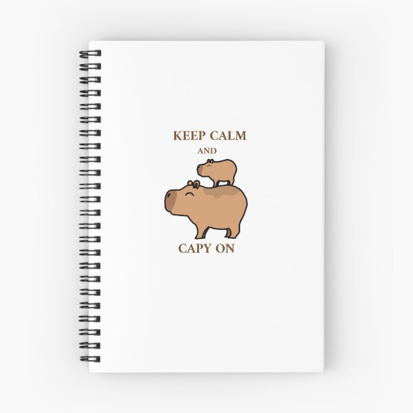 Item preview, Cute Baby Capybara Ontop of Adult Capybara designed and sold by Capy-Designs.