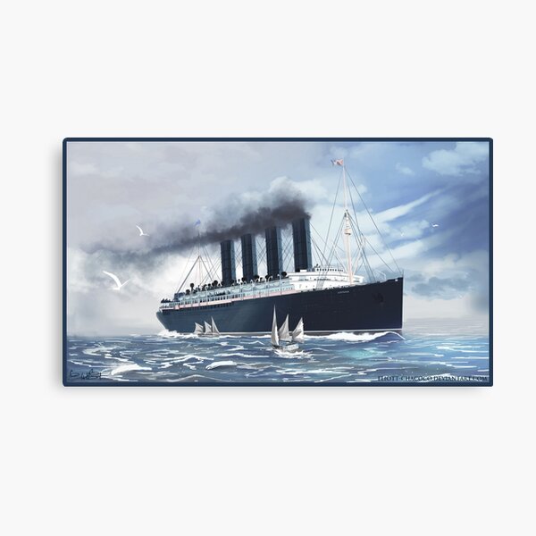 Item preview, Lusitania's Final Day - Painting | Art by Eliott Sontot designed and sold by Eliott Sontot.