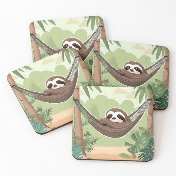 Item preview, Sloth in a Hammock designed and sold by AbsoluteA.