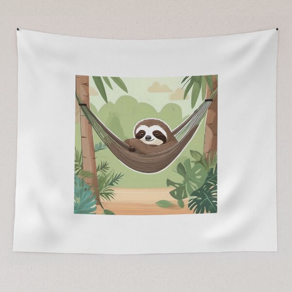 Item preview, Sloth in a Hammock designed and sold by AbsoluteA.