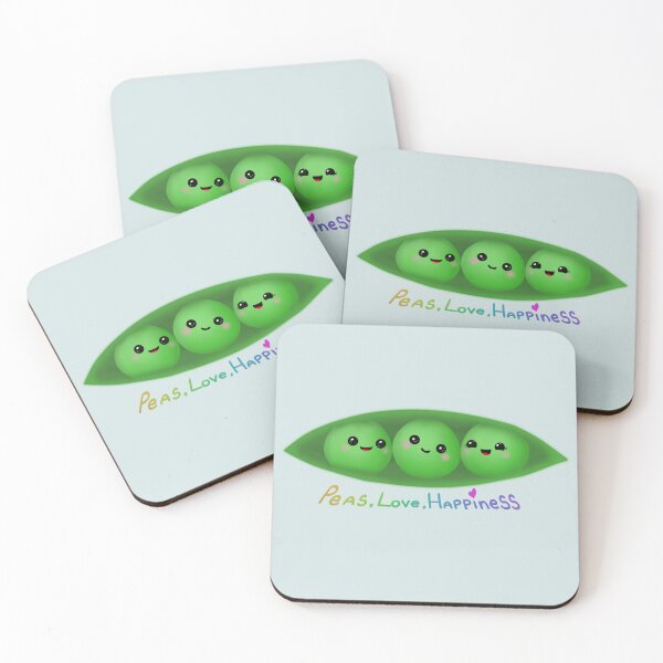 Item preview, Peas, love, happiness  designed and sold by ShinyGuava.